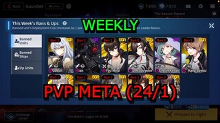 Luận bàn Meta PvP (24/1) | Đi đá gà nào ae ơiiii || Counter: Side