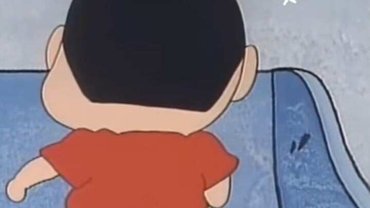 Crayon Shin-chan: Shin-chan, what should I say before eating?