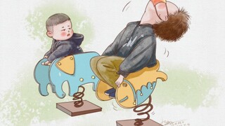 小朋友:这难道是传说中的怪叔叔？