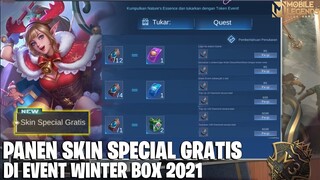 CARA DAPAT SKIN SPECIAL GRATIS DI EVENT WINTER BOX 2021 MOBILE LEGENDS