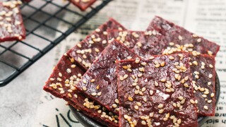 Raja camilan [dendeng babi madu], bisa dibuat sendiri hanya dengan 20 yuan, tambah satu usaha sampin