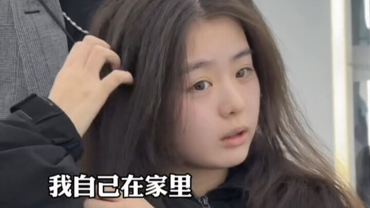 A hairstyle can change a person's appearance.