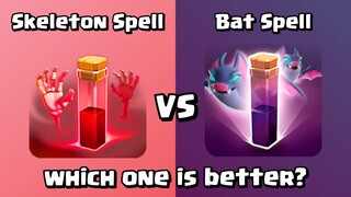 Bat Spell VS Skeleton Spell | Clash of Clans