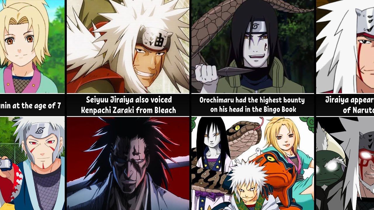 30 Interesting The Three Legendary Sannin Facts you may not know | Anime Naruto | Part 1/2 - Bilibili 30 Interesting The Three Legendary Sannin Facts you may not know | Anime Naruto | Part 1/2 - Bilibili