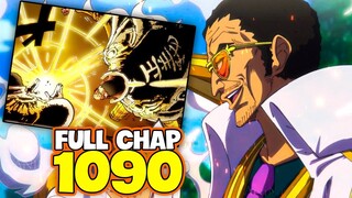 Full Chap One Piece 1090 - Luffy hốt hoảng trước SỨC MẠNH Kizaru! Rob Lucci XẢO QUYỆT!