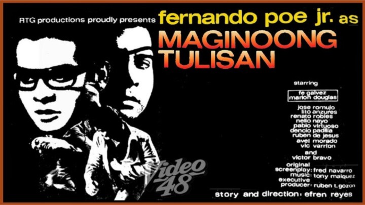 FERNANDO POE, JR. | MAGINOONG TULISAN (1965) FULL MOVIE
