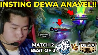 Insting Dewa Dari EVOS Anavel!! Satu Moment Merubah Segalanya!! EVOS Vs DEWA Match 2