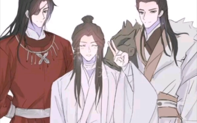 Among the three people, only the smile of pity is the purest