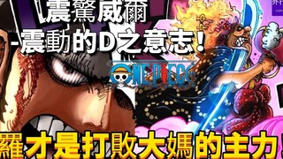 海贼王专题#1206: 震惊威尔—震动的D之意志！罗才是打败大妈的主力！