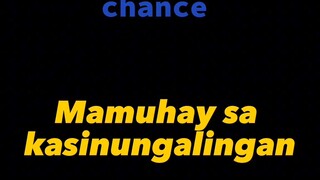 This is your last chance