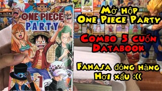Lô truyện đầu tiên mua của Fahasa | One piece party và databook | Moon Toy Station