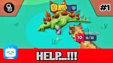 DIKEJAR T-REX WOY💥 | Gameplay DINO.IO - Part 1