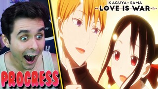 "WE MAKING PROGRESS" Kaguya-sama Love is War Season 3: Ultra Romantic Episode 11 REACTION!