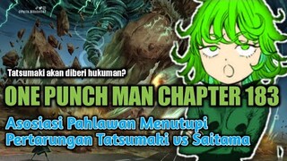 Fubuki Meminta Asosiasi Pahlawan Tidak Menghukumi Tatsumaki | Review One Punch Man Chapter 183