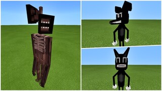 SIREN HEAD vs. 600+ CARTOON CAT & CARTOON DOG in Minecraft PE | Trevor Henderson's Creatures Addon