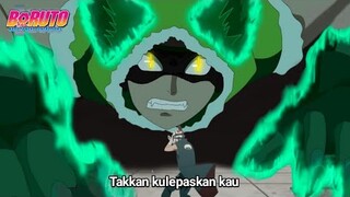 Boruto episode 224 full ringkasan wasabi mengamuk mode monster kucing legendaris vs iwabe