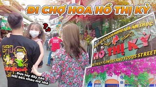 LẦN ĐẦU ĐI CHỢ HOA HỒ THỊ KỶ SẮM TẾT , MUA CÂY MAI NHƯ CÀNH CỦI KHÔ