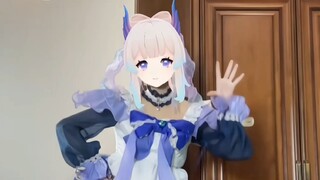 Kostum Pembantu Xinhai Tarian Idiot Kembali Owo