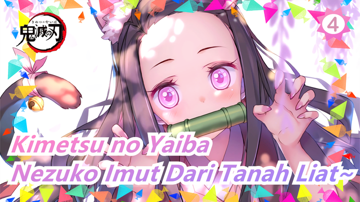 Kimetsu no Yaiba | Tercengang | RestorasiSuper, MencubitNezukoYangSangatImutDenganTanahLiat_4