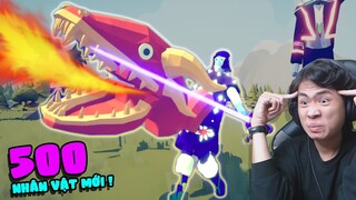 QUẨY THỬ SIÊU MODE VỚI HƠN 500 NHÂN VẬT MỚI ... siêu VIP !!! (Pobbrose Đấu trường dặt dẹo TABS) ✔