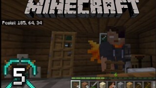 Minecraft Survival Indonesia, Menambang Coal Disungai & Membuat Pagar Dikebun