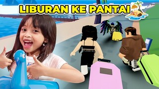 LEIKA KE PANTAI BARENG TOMPEL 😍🥰 LEIKA JADI PENGEN PUNYA RUMAH PANTAI [ROBLOX INDONESIA]