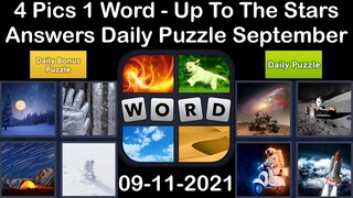 4 Pics 1 Word - Up To The Stars - 11 September 2021 - Answer Daily Puzzle + Bonus Puzzle