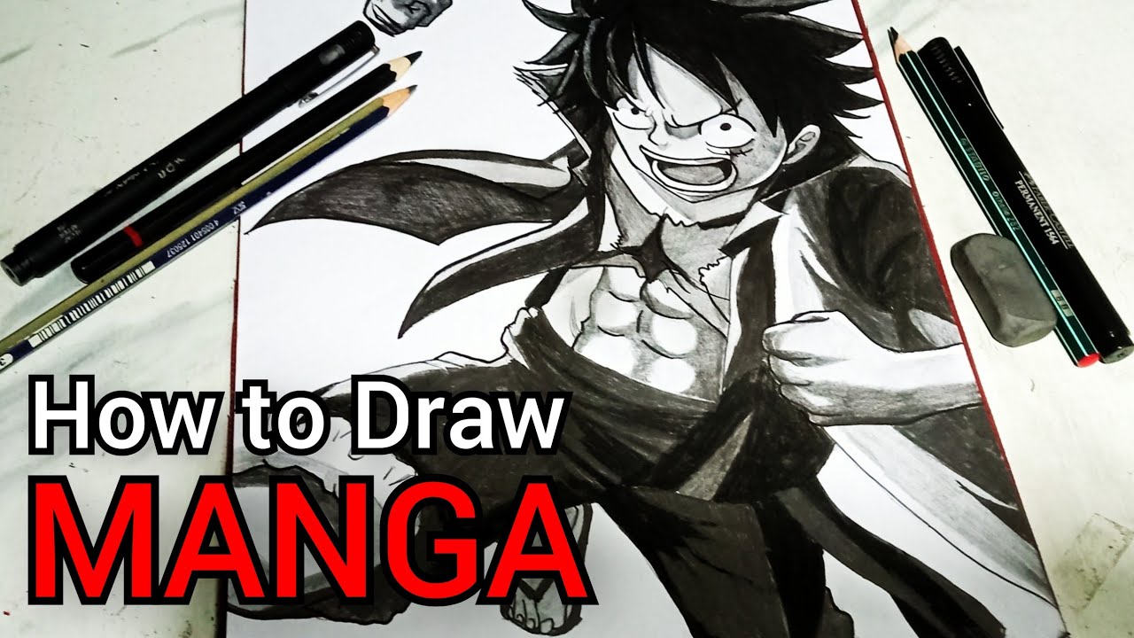 drawing anime one piece