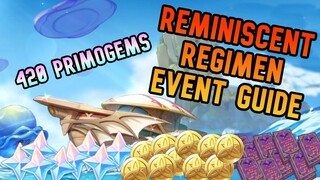 Reminiscent Regimen Event Guide (420 PRIMOGEMS) - Genshin Impact 2.8