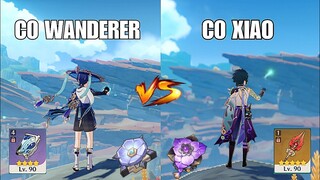 Who is the BEST ANEMO DPS? C0 Wanderer Vs C0 Xiao!! [DPS COMPARISON]