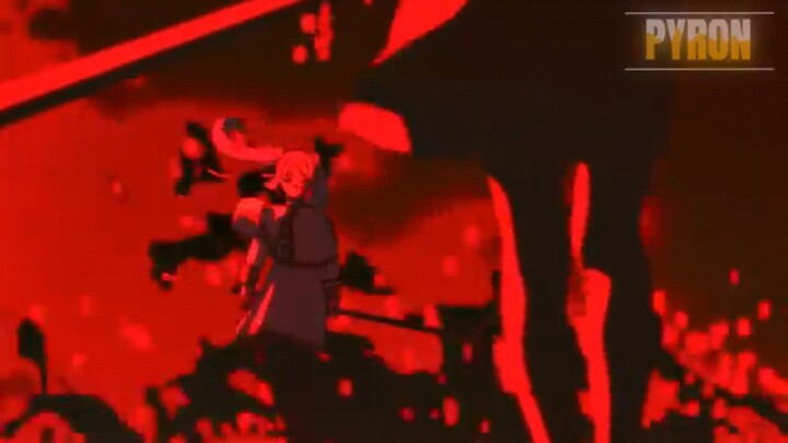 red black