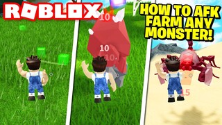 HOW TO AFK FARM ANY MONSTER IN ROBLOX ISLANDS!