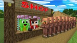 Mikey vs JJ Shop challenge - Minecraft gameplay by Mikey and JJ (Maizen Parody)