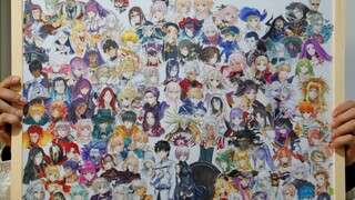 High energy ahead! It took 200 hours to hand-paint FGO All-Stars 106 Riding Heroic Spirit marker pen