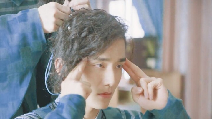 All the bugs have been fixed! Turns out the male lead’s curls were styled by her! I actually ended u