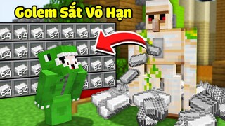 Minecraft Bedwars, Nhưng Golem Cho Bạn Vô Hạn Sắt Troll Noob Team