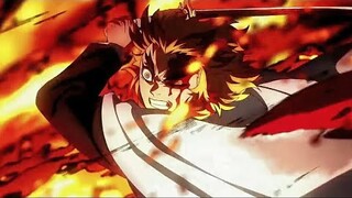 Rengoku vs Akaza Fight Scene「AMV」Legends Never Die