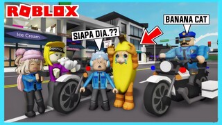 Aku Dan Adiku Jadi Polisi Dan Menangkap Banana Cat Di Roblox Brookhaven ft @Shasyaalala