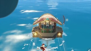 [Genshin Impact Golden Apple Islands] Săn kho báu Four Reefs/Thuyền trưởng Night Crow/Bản đồ kho báu