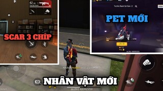 (Free Fire) Test Nhân Vật Mới Dịch Chuyển Siêu Ảo, Scar 3 Chip Bắn Như Hack