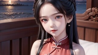 AI Chinese Comics Goddess Jiang Li #Wife Becomes Smaller Episode 1