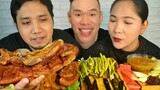 CRISPY KARE KARE | FILIPINO FOOD MUKBANG | COLLABORATION WITH @Eat With Tim