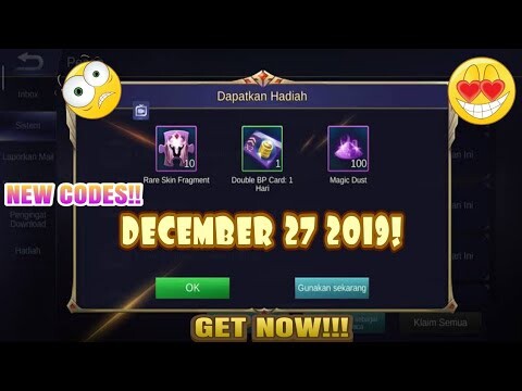 REDEMPTION CODE MOBILE LEGEND 12/27/19