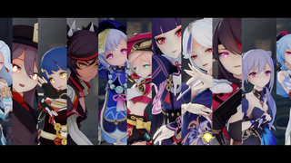 【gen is you impact MMD】 ξ AK ปีศาจซิง 【 li month girls 】