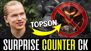 TOPSON Surprise Last Pick COUNTER to CHAOS KNIGHT Carry