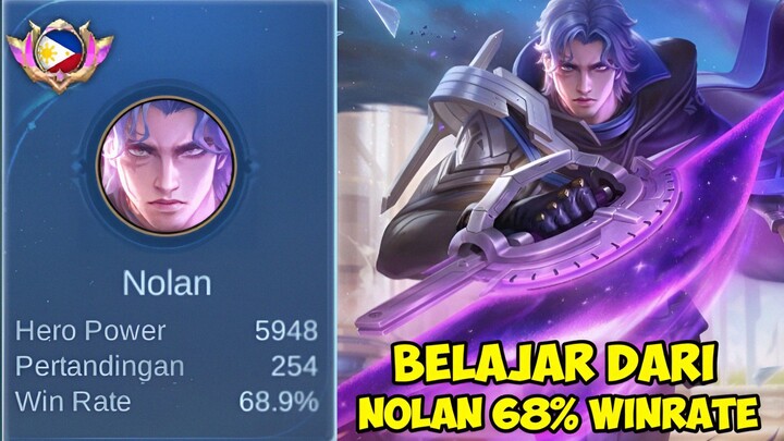 Belajar Dari Raja Nolan 68% WinRate Bintang Full Damage