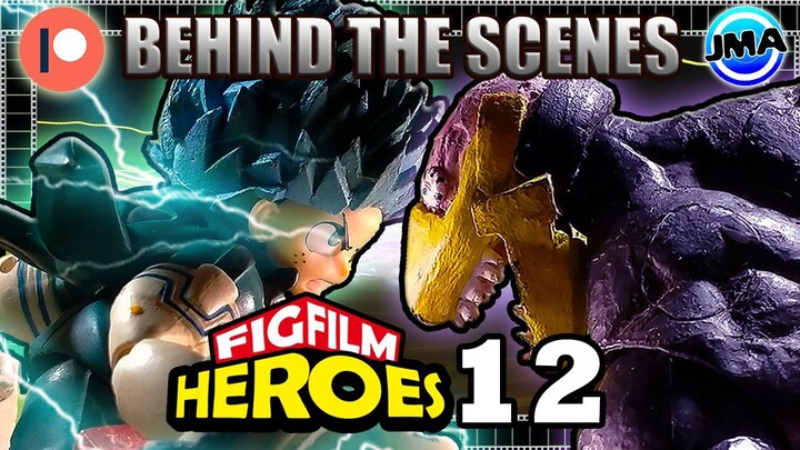 Figfilm Heroes EP 12 BEHIND THE SCENES (Deku, Uraraka, Todoroki vs Bakugo & Nomu) Stop Motion / JMA