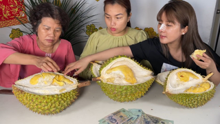 THỬ THÁCH ăn hết trái sầu riêng 7 kg SIÊU TO  giải thưởng 10TRIỆU