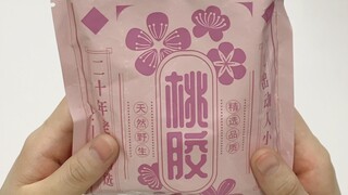 桃胶做泥