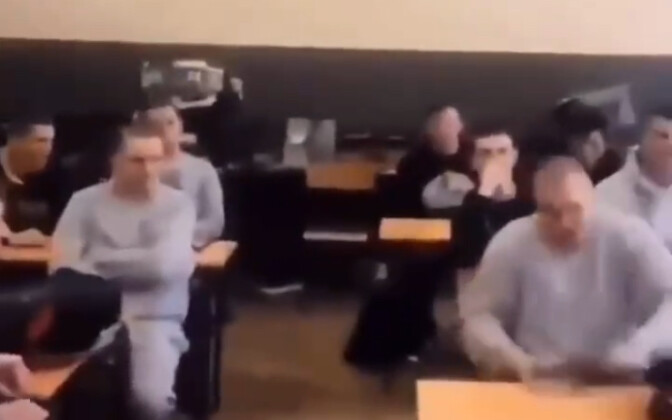 When Russian parents had just finished the parent-teacher meeting